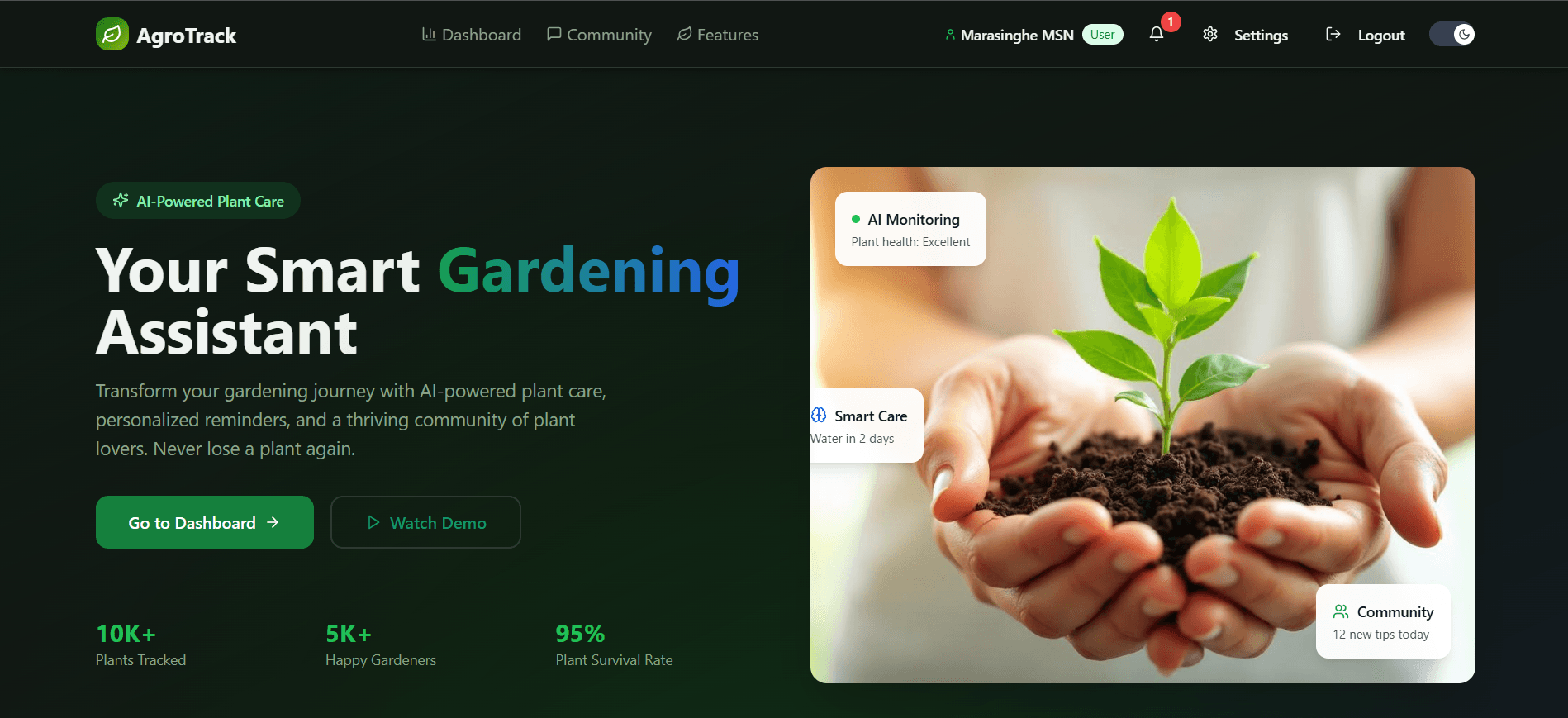 AgroTrack - Screenshot 1